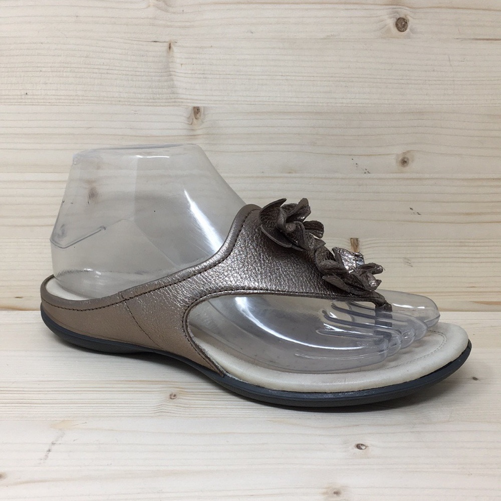 Ecco Rose Gold Sandals